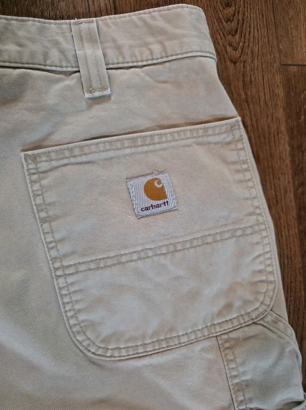 Carhartt Men’s Cargo Shorts — Grey/tan